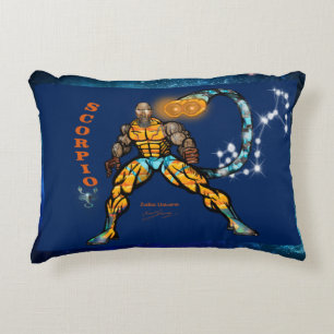Cojín Decorativo Pilar de acento zodiaco universal-escorpión