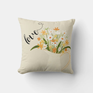 Cojín Decorativo Pilar de amor floral