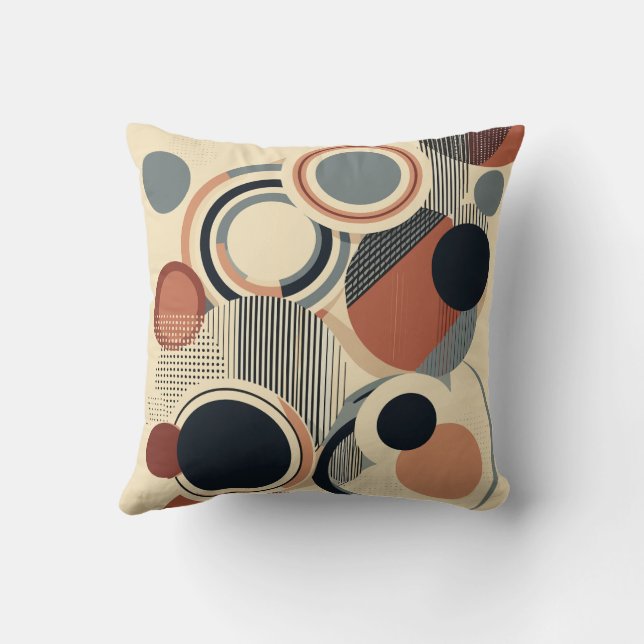 Cojín Decorativo Pilar de armonía circular (Reverso)