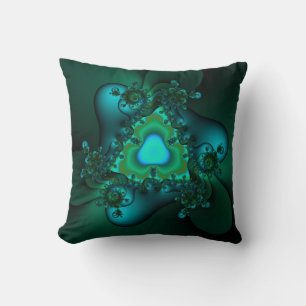 Cojín Decorativo Pilar de arte fractal infinito