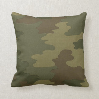 Cojín Decorativo Pilar de camuflaje oscuro
