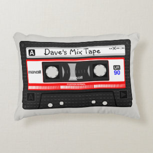 Cojín Decorativo Pilar de cinta combinada de cassette de los años 8