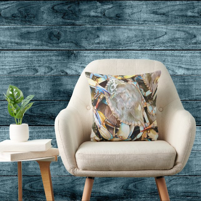 Cojín Decorativo Pilar de Crabby Azul (Subido por el creador)