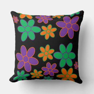 Cojín Decorativo Pilar de diseño de flores Groovy 70
