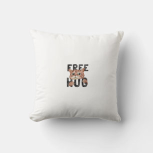 Cojín Decorativo Pilar de diseño de gato de abrazo libre   Acogedor