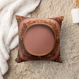 Cojín Decorativo Pilar de diseño de marco PNG circular
