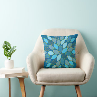 Cojín Decorativo Pilar de diseño de patrón de flor moderno Starburs
