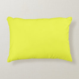 Cojín Decorativo Pilar de énfasis de 16" x 12", amarillo neón