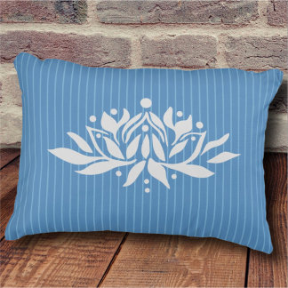 Cojín Decorativo Pilar de énfasis de flor Lotus con floración de pe