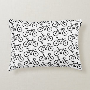 Cojín Decorativo Pilar de énfasis de impresión en bicicleta de Carr