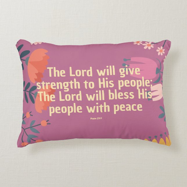 Cojín Decorativo Pilar de énfasis de la escritura (Anverso)