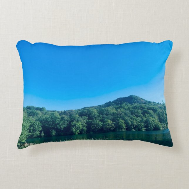 Cojín Decorativo Pilar de énfasis de la nariz de los huevos (Anverso)