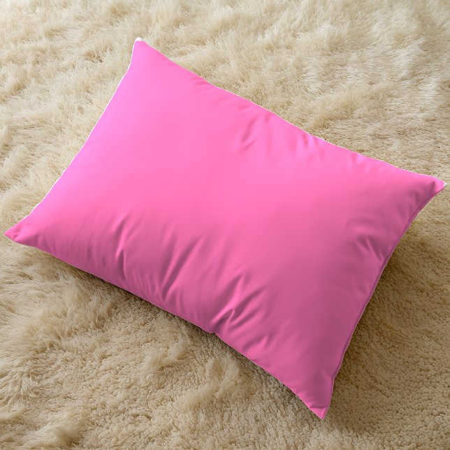 Cojín Decorativo Pilar de énfasis rosa (Solid Pink Accent Pillow)