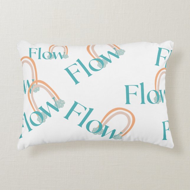 Cojín Decorativo Pilar de flujo - Energía suave para tu espacio (Anverso)