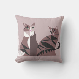 Cojín Decorativo Pilar de gato de 2 lados