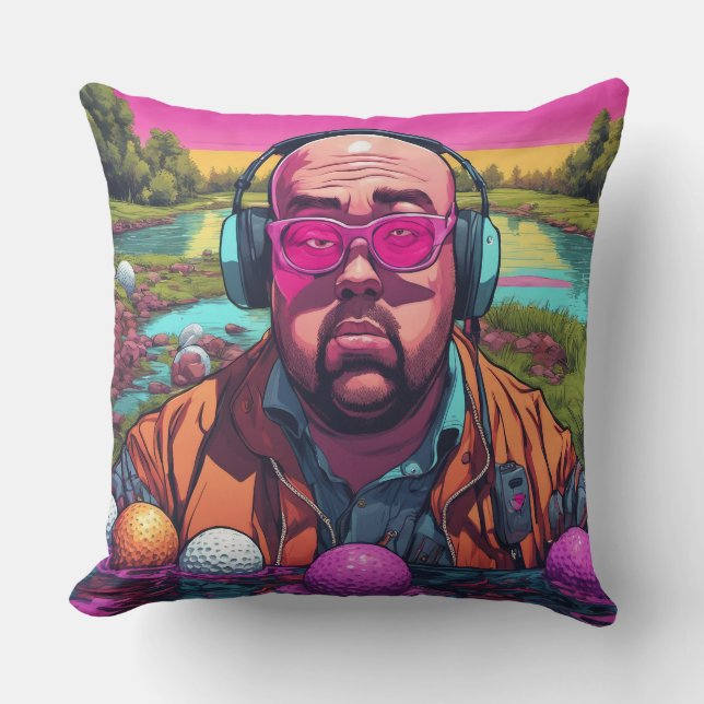 Cojín Decorativo Pilar de golf (Anverso)