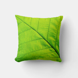 Cojín Decorativo Pilar de hoja verde