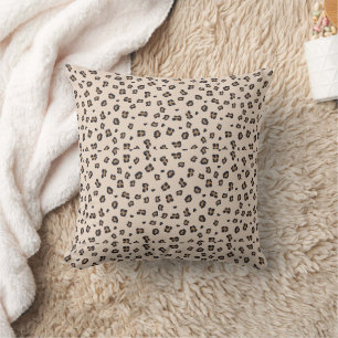Cojín Decorativo Pilar de impresión de leopardo clásico