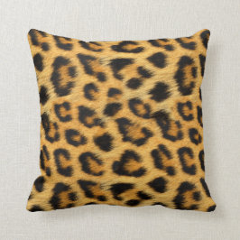 Cojín Decorativo Pilar de impresión de textura de leopardo natural