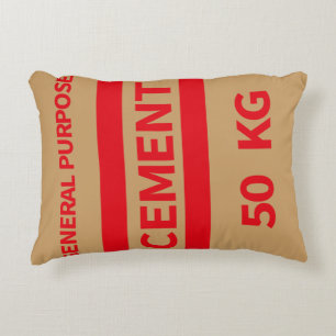 Cojín Decorativo Pilar de la bolsa de cemento