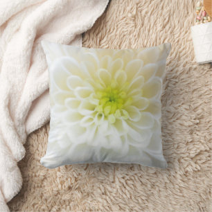 Cojín Decorativo Pilar de la flor blanca