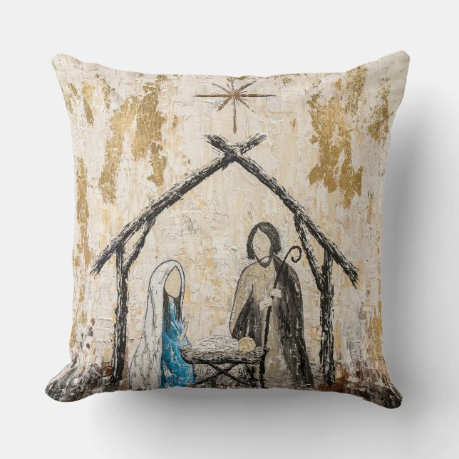 Cojín Decorativo Pilar de la Natividad (Anverso)