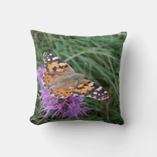 Cojín Decorativo Pilar de la naturaleza de la mariposa