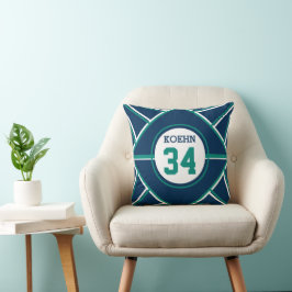 Cojín Decorativo Pilar de lanzamiento inspirado en el béisbol