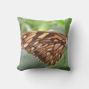 Cojín Decorativo Pilar de mariposa marrón bonito