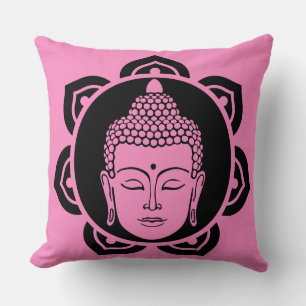 Cojín Decorativo Pilar de meditación de cabeza de Buda