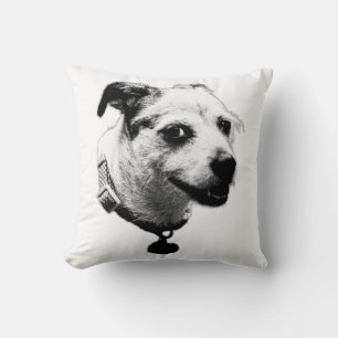 Cojín Decorativo Pilar de mezcla de Terrier de Pup lúdico