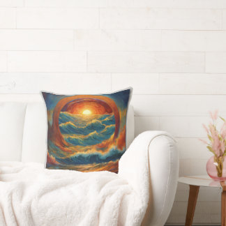 Cojín Decorativo Pilar de ondas de sonido fuerte