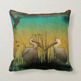 Cojín Decorativo Pilar de pájaro pelícano