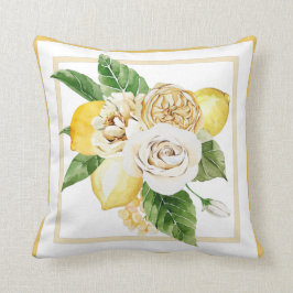 Cojín Decorativo Pilar de rosas y Lemones