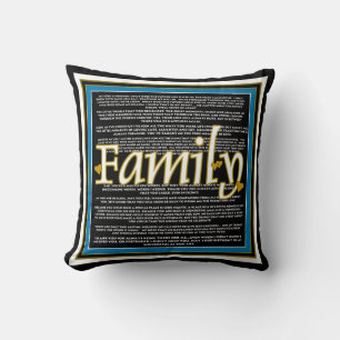 Cojín Decorativo Pilar de sentimiento familiar