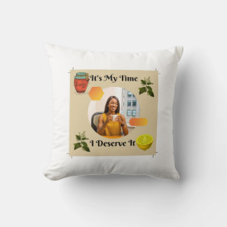 Cojín Decorativo Pilar de tiempo de té