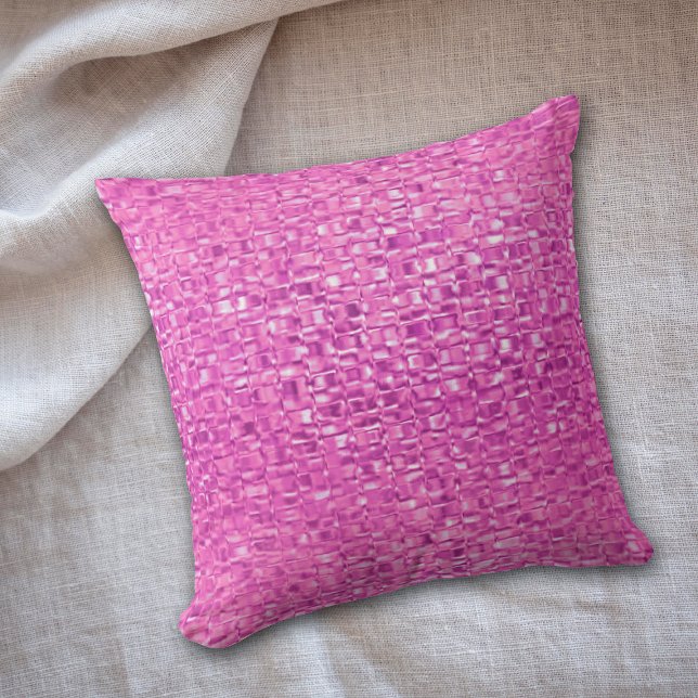 Cojín Decorativo Pilar de vidrio rosado caliente (Subido por el creador)