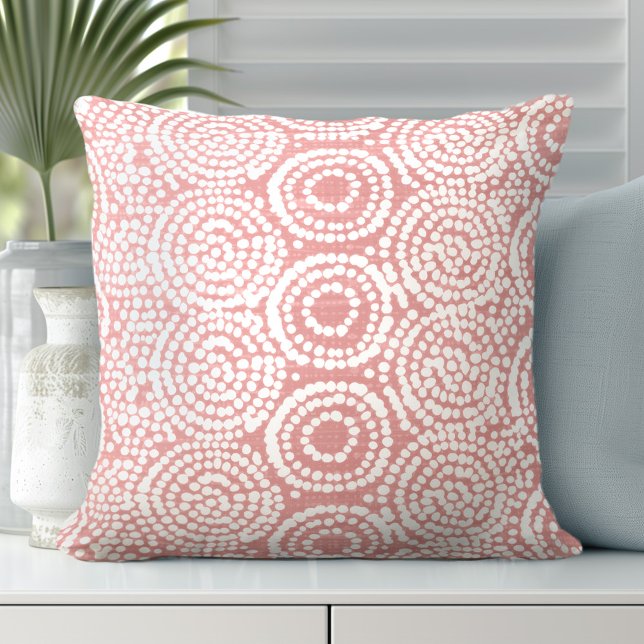 Cojín Decorativo Pilar decorativo coral | Estilo costero (Subido por el creador)