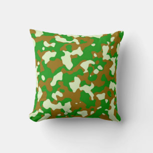 Cojín Decorativo Pilar decorativo de camuflaje verde