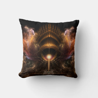 Cojín Decorativo Pilar decorativo de estilo Art Fractal de la torme