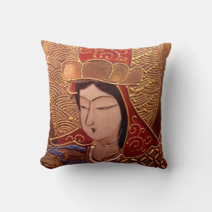 Cojín Decorativo Pilar decorativo de mujer asiática