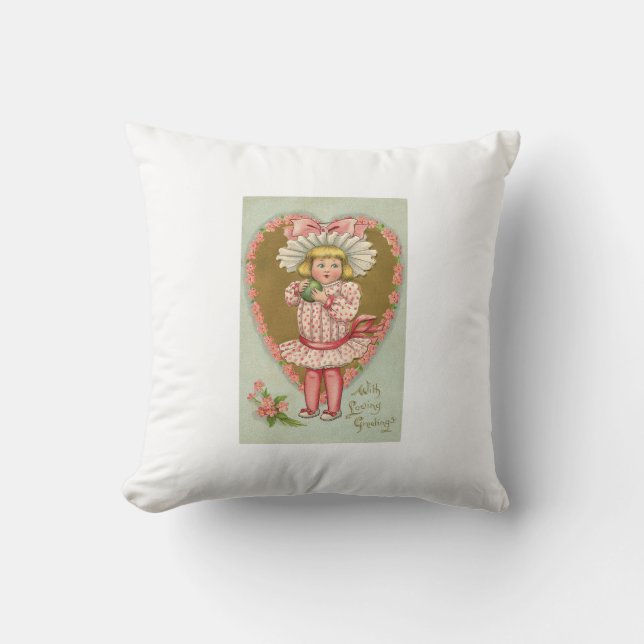 Cojín Decorativo Pilar decorativo día de San Valentín (Anverso)