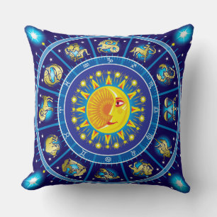 Cojín Decorativo Pilar del círculo zodiacal