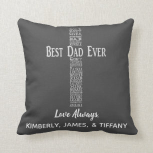 Cojín Decorativo Pilar del Día del Padre Cristiano