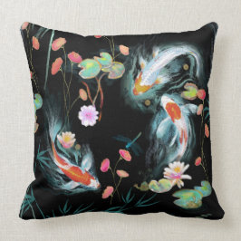 Cojín Decorativo Pilar del jardín acuático japonés