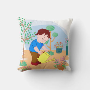 Cojín Decorativo Pilar del mundo verde