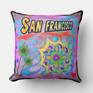 Cojín Decorativo Pilar del verdadero progreso de San Francisco