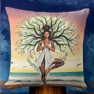 Cojín Decorativo Pilar del yoga de serenidad