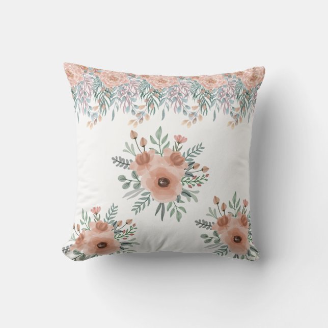 Cojín Decorativo Pilar delight floral de Peachy (Anverso)