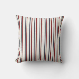 Cojín Decorativo Pilar diseñado en rojo/blanco y azul